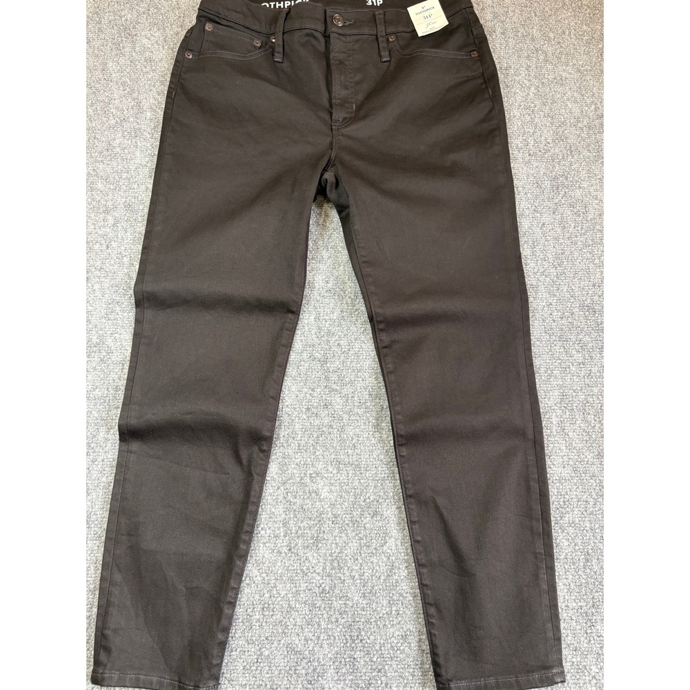 J.Crew Toothpick Women's Black Skinny Pants Jeans Size 31P Petite NWT